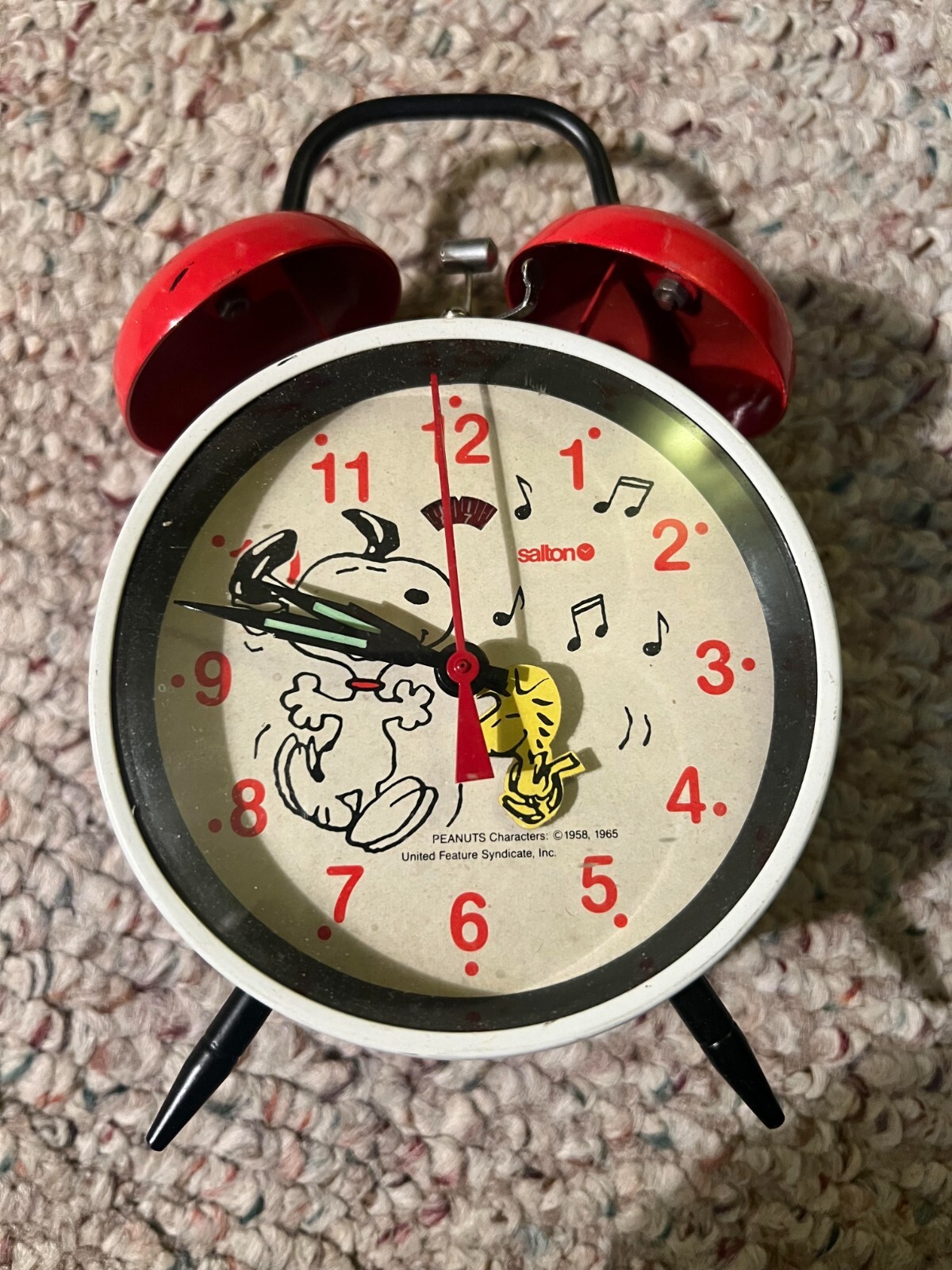 SNOOPY 置時計 陶器 超レア物 Table Clock アンティーク SNOOPY 置時計 陶器 超レア物 Table Clock アンティーク