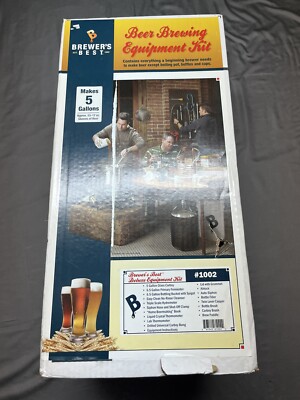 Brewers Best Deluxe Beer Brewing Equipment Kit Home Beer Making #1002 New