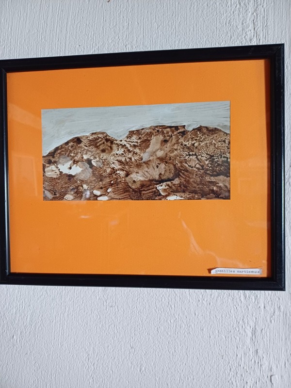 Peinture Gouache Sur Papier Abstraite 