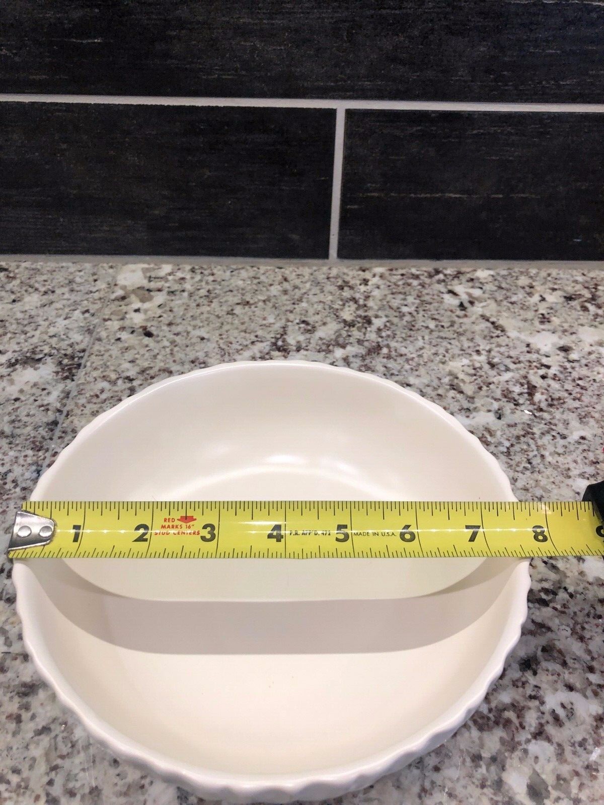 Franciscan Coronado Matte White Vegetable Bowl 7 1/2”