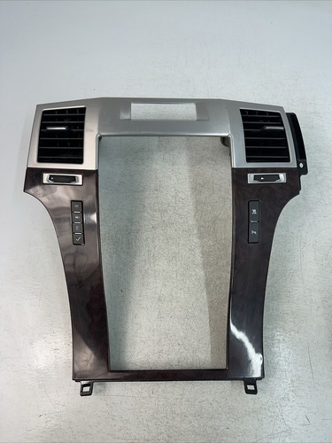 07-14 Cadillac Escalade Radio Center Dash Trim  Bezel OEM Woodgrain Silver