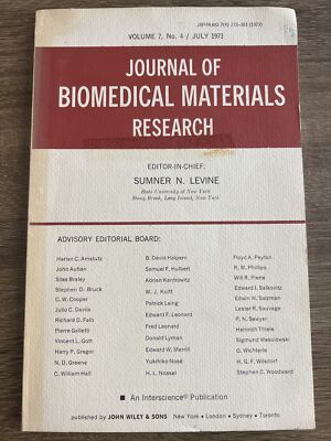 Journal Of Biomedical Materials Research Vol. 7. July 1973