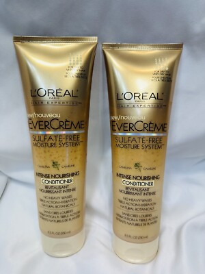 L'oreal Paris Ever Sleek Intense Nourishing Conditioner Sulfate Free Dry Hair