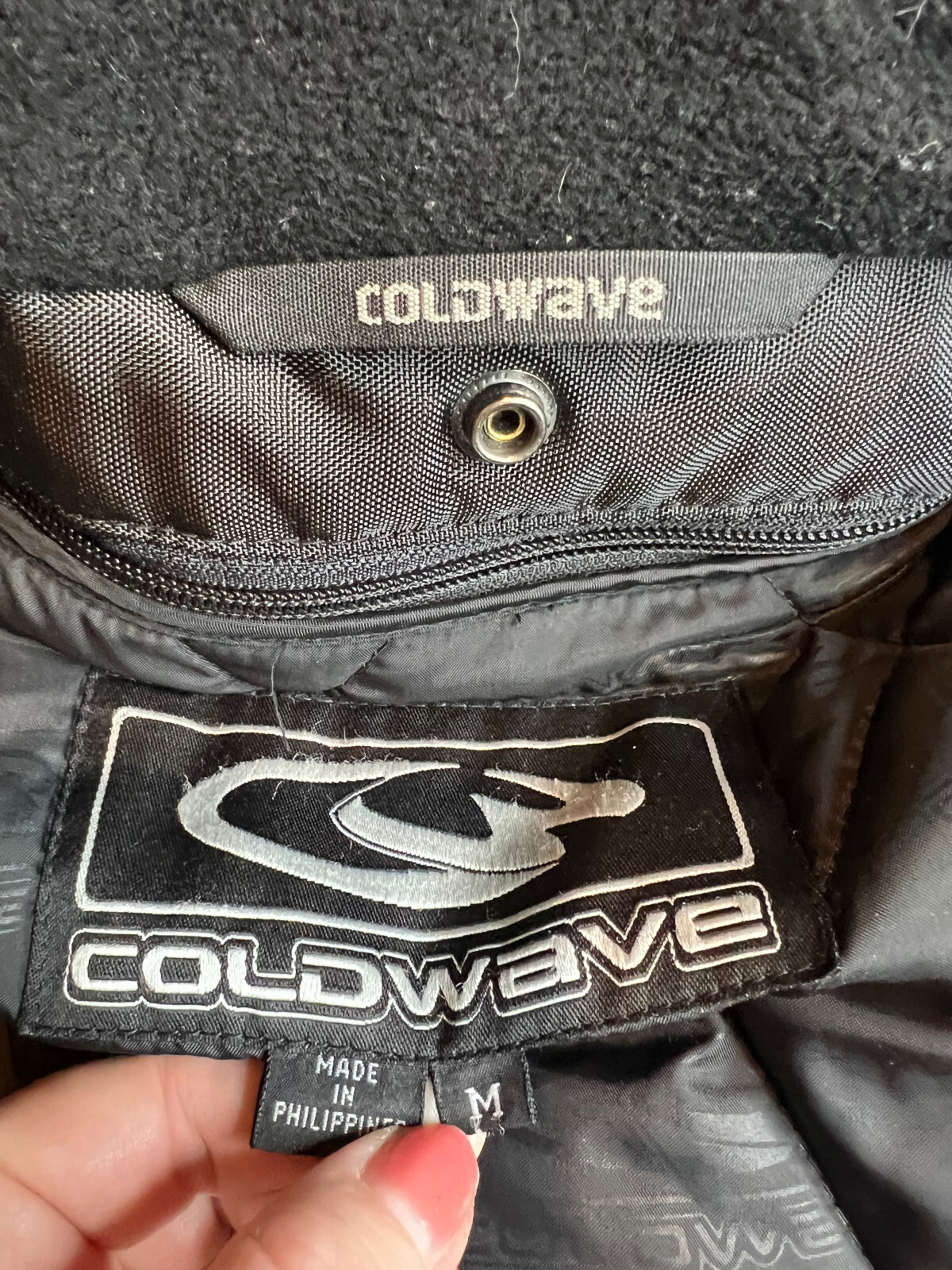 Coldwave Snowmobile Jacket Men&rsquo;s Medium Black Power Ski Winter Thermolife Warm
