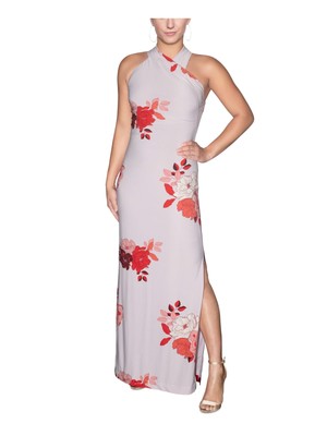 RACHEL RACHEL ROY Womens Purple Crisscross Lined Sleeveless Maxi Dress XL
