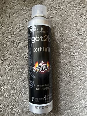 Got2b Rockin It Encore Hold Hairspray 4:Long Lasting Style 9.2oz