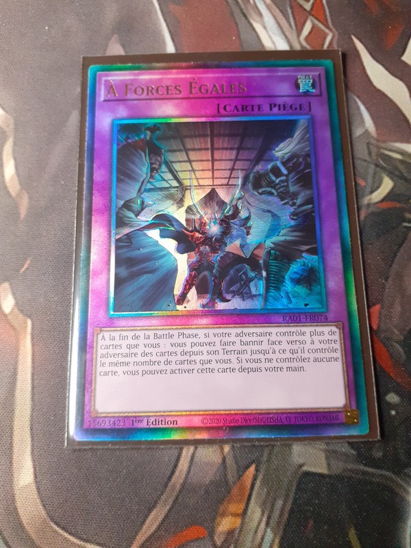 A Forces Egales Ra01 Fr074 DiffÃ©Rentes RaretÃ©S Vf