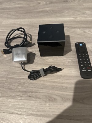 Amazon Fire TV Cube 2nd Gen A78V3N 4K HDR Streaming Media Player with Alexa