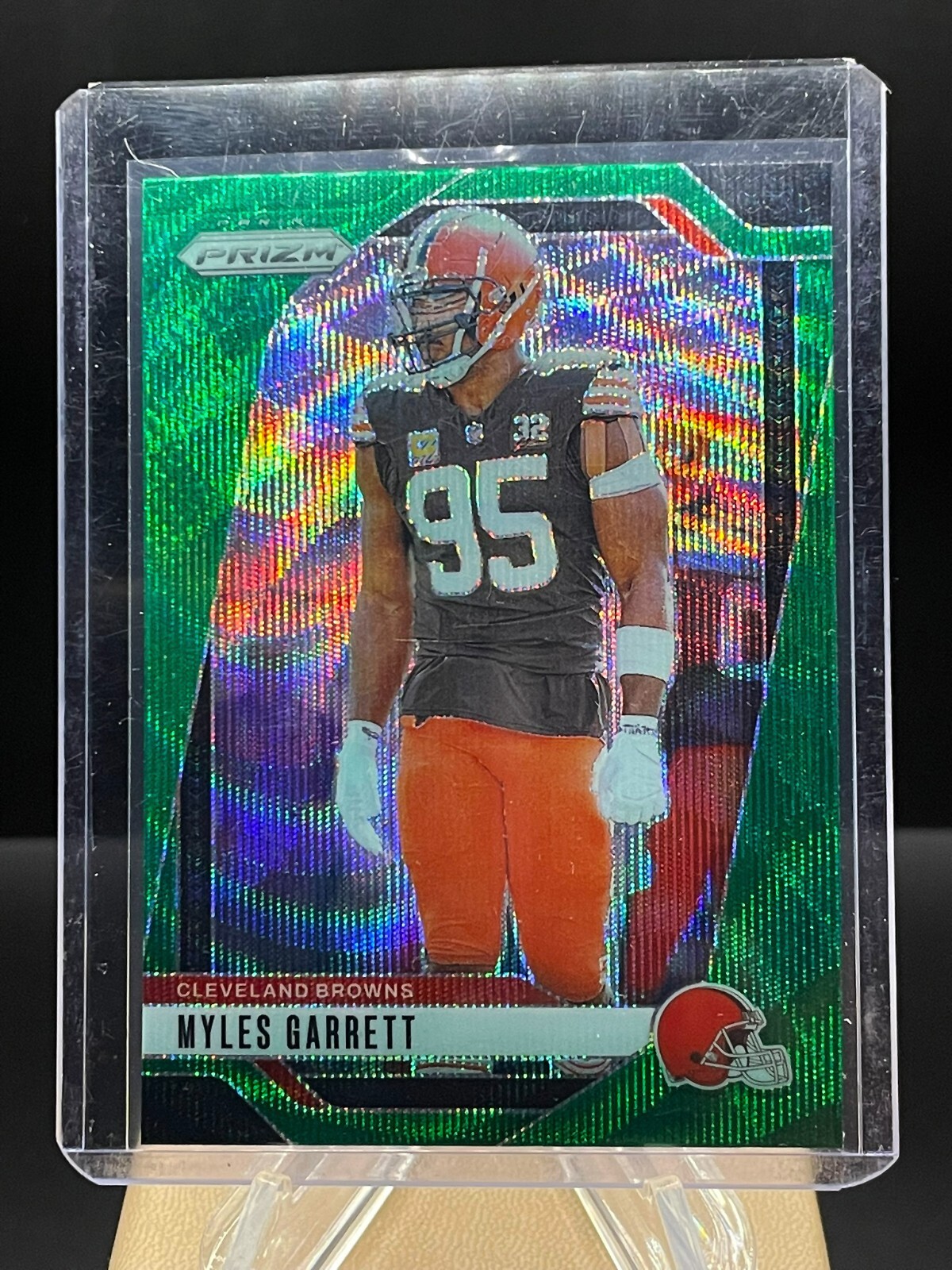 2024 Prizm Football - Myles Garrett - #69 GREEN WAVE PRIZM BROWNS MINT