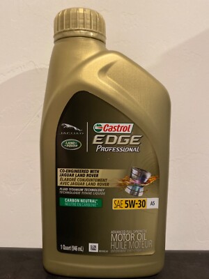 Castrol Edge Professional SAE 5w-30 Land Rover Jaguar Full Synthetic Motor