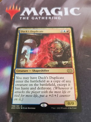 Mtg. Dack's Duplicate. Foil. Double Masters 2022. Nm