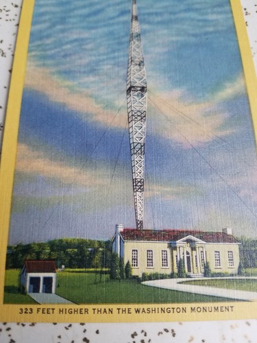 AMERICAS TALLEST RAIDO TOWER NASHVILLE TENNESSEE  POSTCARD