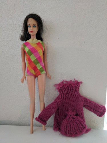 Barbie Mattel Marlo Flip Curl Twist 'N Turn Brunette 1969-1971? Mod Era