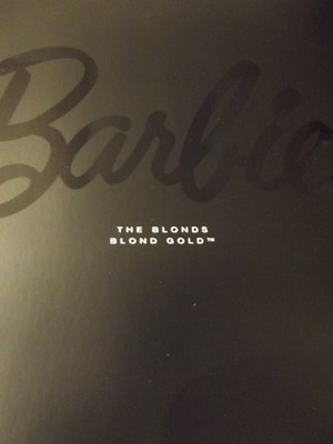 blonds blond gold label barbie doll...long hair