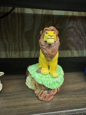 Disney LION KING SIMBA Figurine Music Box Schmid Plays The Circle of Life New