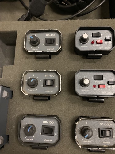 PortaCom PC-100 w/ 4 headsets, beltpacks, used, good condition