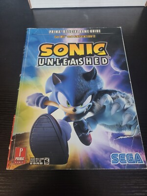 Sonic Unleashed Paperback Prima Games Game Guide READ
