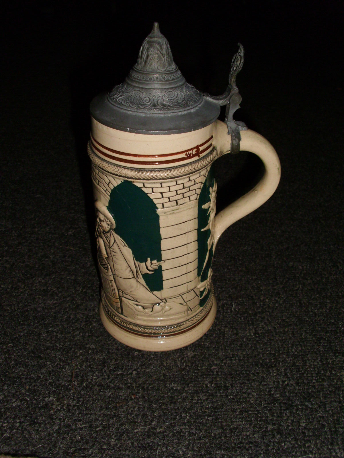 Germany Liddel BEER STEIN Immer Lustig Und Fidel 8 3/4