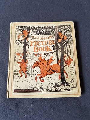 Antik Kinderbuch  R. Caldecott s ,Picture Book  Frederick Warne ,London New York