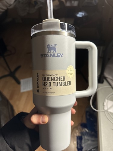 Stanley Silver Foil Hearth And Hand Magnolia Quencher Flowstate Tumbler 40 OZ