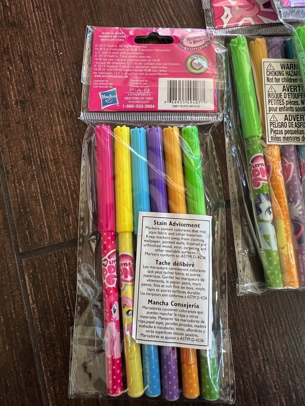 My Little Pony 6 Markers (5 sets) Party Favor lot