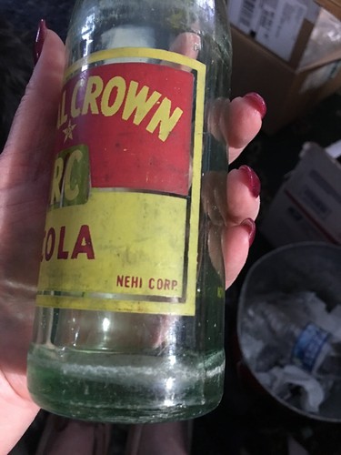 Vintage Royal Crown 10 Oz. Soda Bottle From Nehi Corp