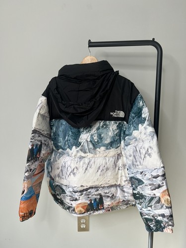 Pre-owned The North Face X Invincible The Expedition Series Nuptse Jacket Asia Xl In Gray