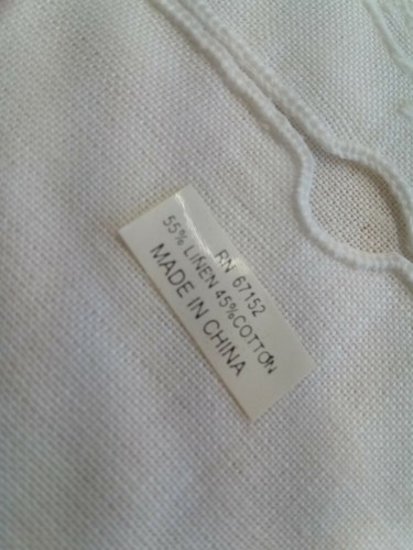 6 Linen/Cotton Stemware Coasters 4