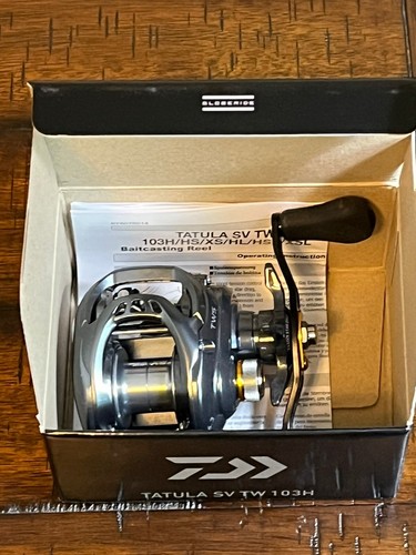 Daiwa Tatula SV TW 103H Right Handle Baitcast Reel Gear 6.3:1 W/BOX