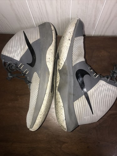 Men's Nike Air Precision 2 Basketball Sneakers Shoes 898455-004 Size 13 Grey