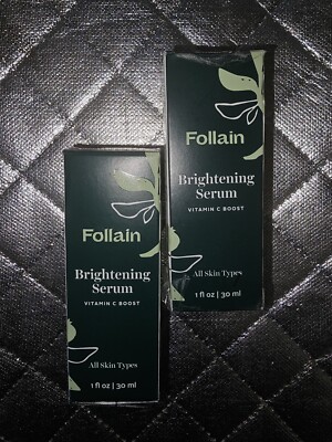 Follain Brightening Serum  Vitamin C Boost 1oz Lot Of 2