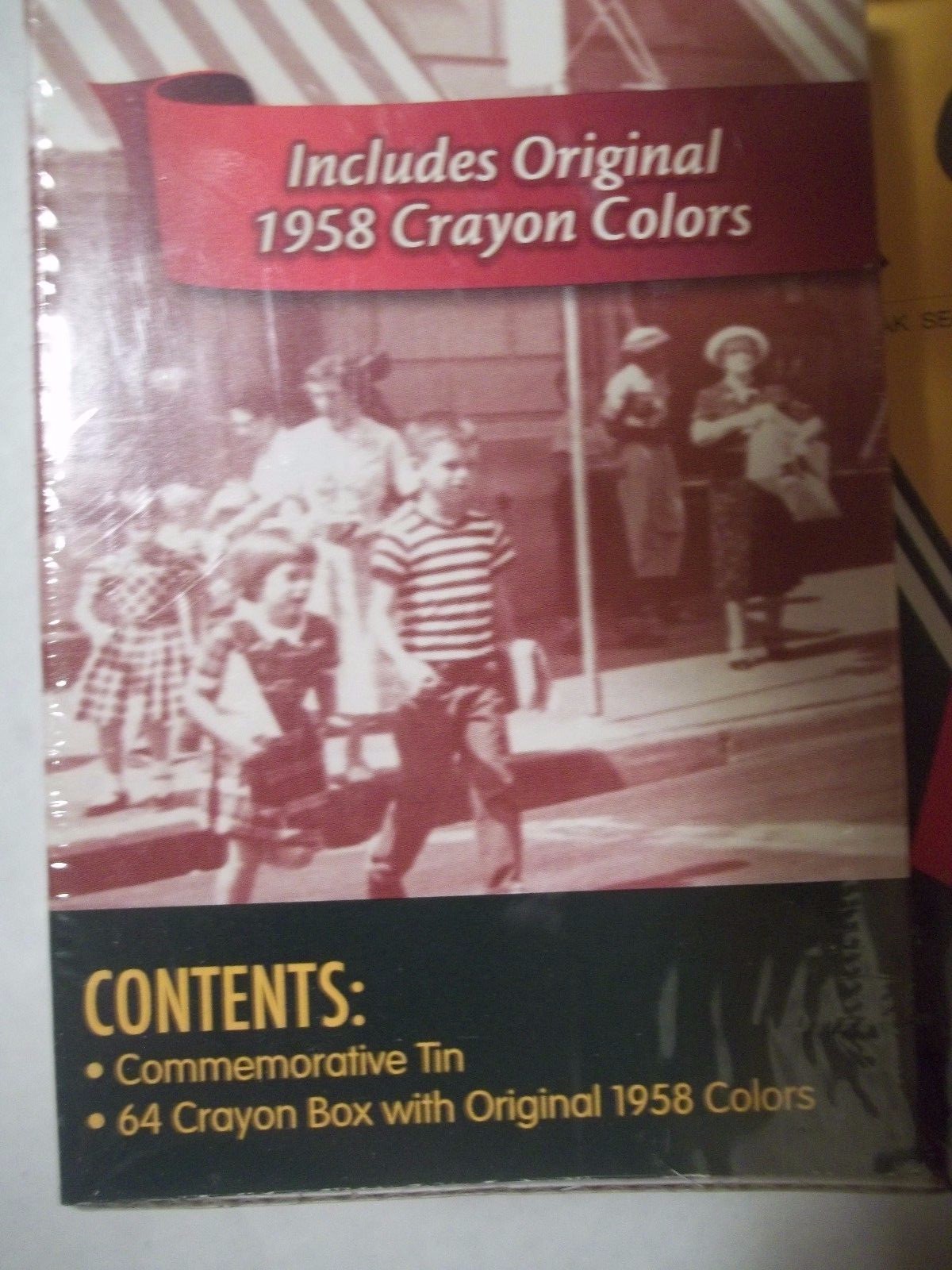 Crayola Limited Edition Collector Tin~1990~64 Box & 8 Retired Colors Crayons~NEW
