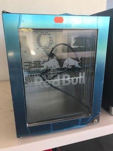 RED BULL FRIDGE STAINLESS STEEL MINI BAR FRIDGE MANCAVE | Fridges