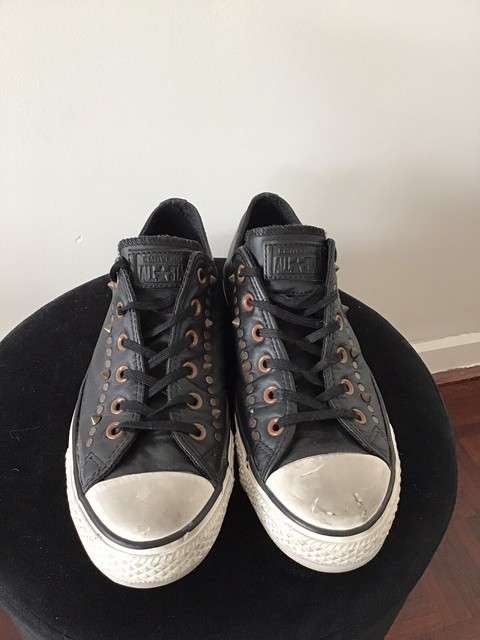 mens leather converse size 10