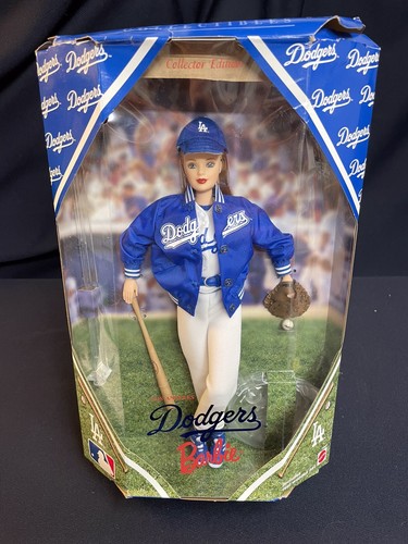 スポーツ Los Angeles Dodgers Barbie doll !! Barbie LA Dodgers Collector Edition Doll MLB Baseball 1999
