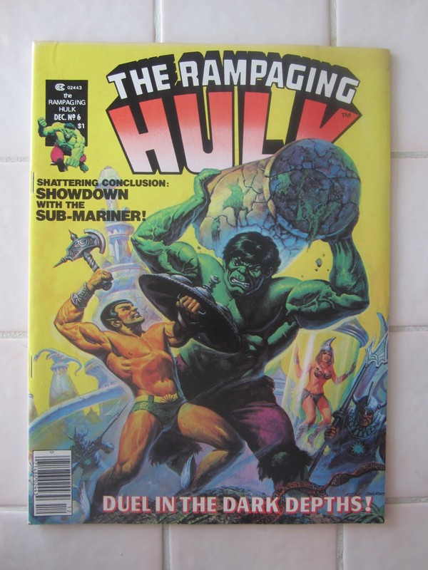 Rampaging Hulk NÂ° 6 1977 Comics Us Vo Format Magazine