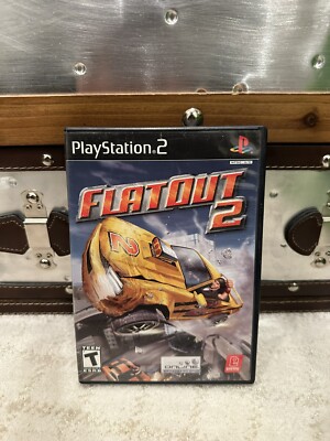 Flatout 2 (Sony PlayStation 2, PS2) No Manual Tested