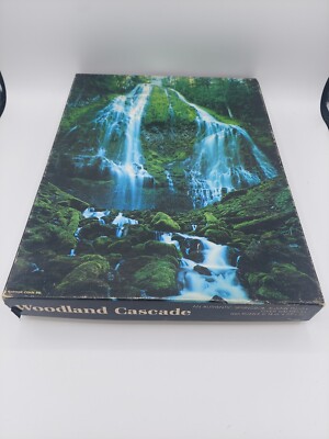 Woodland Cascade 500 Piece Springbok Jigsaw Puzzle, COMPLETE, FAST SHIPPING