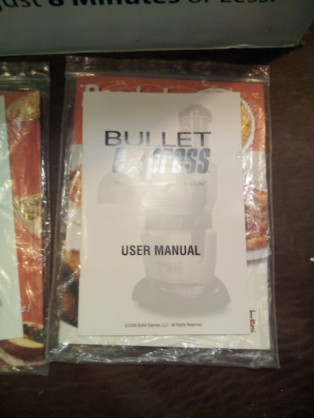 BULLET EXPRESS 8-MINUTE MEAL MACHINE MODEL# BE-BX003A-09