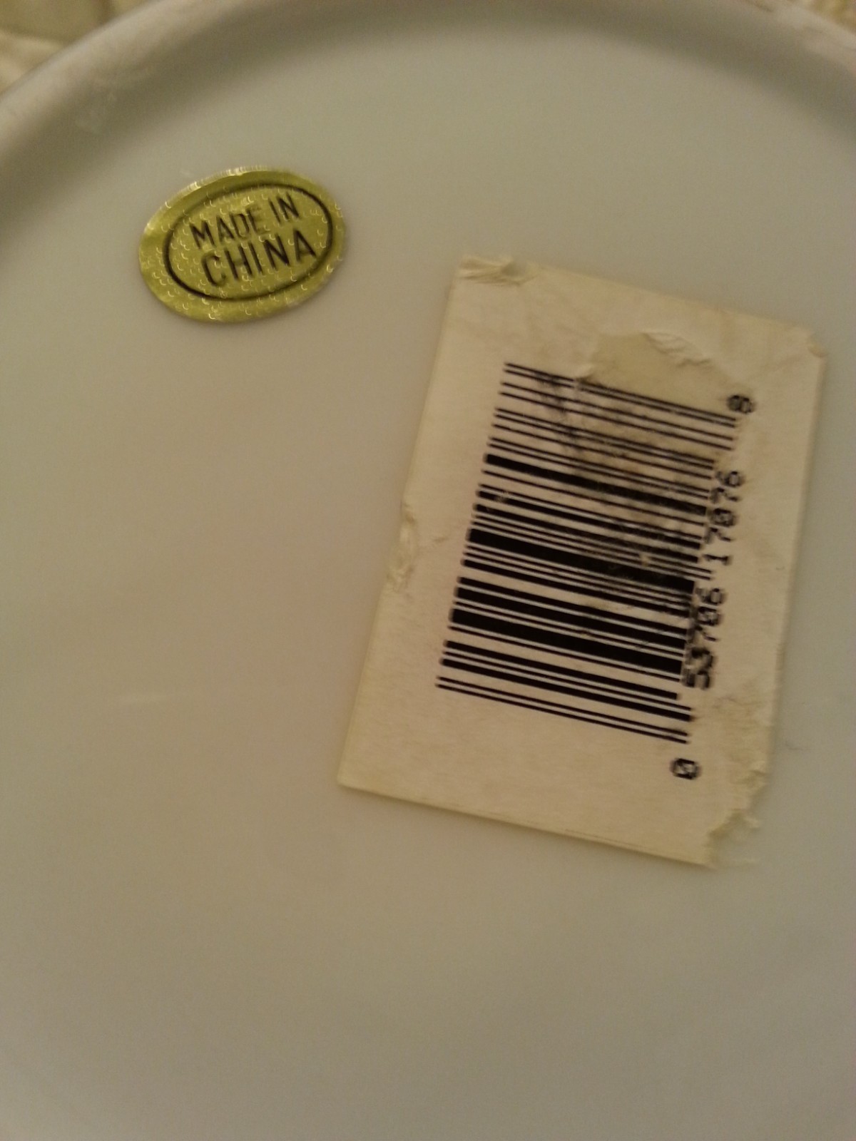 Vintage Style Planter. Light Blue with flower design.  5 inches tall.