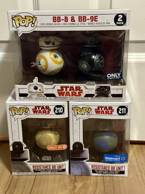 Funko Pop Star Wars BB-8 Walmart And Target, Best Buy Pack Of 2