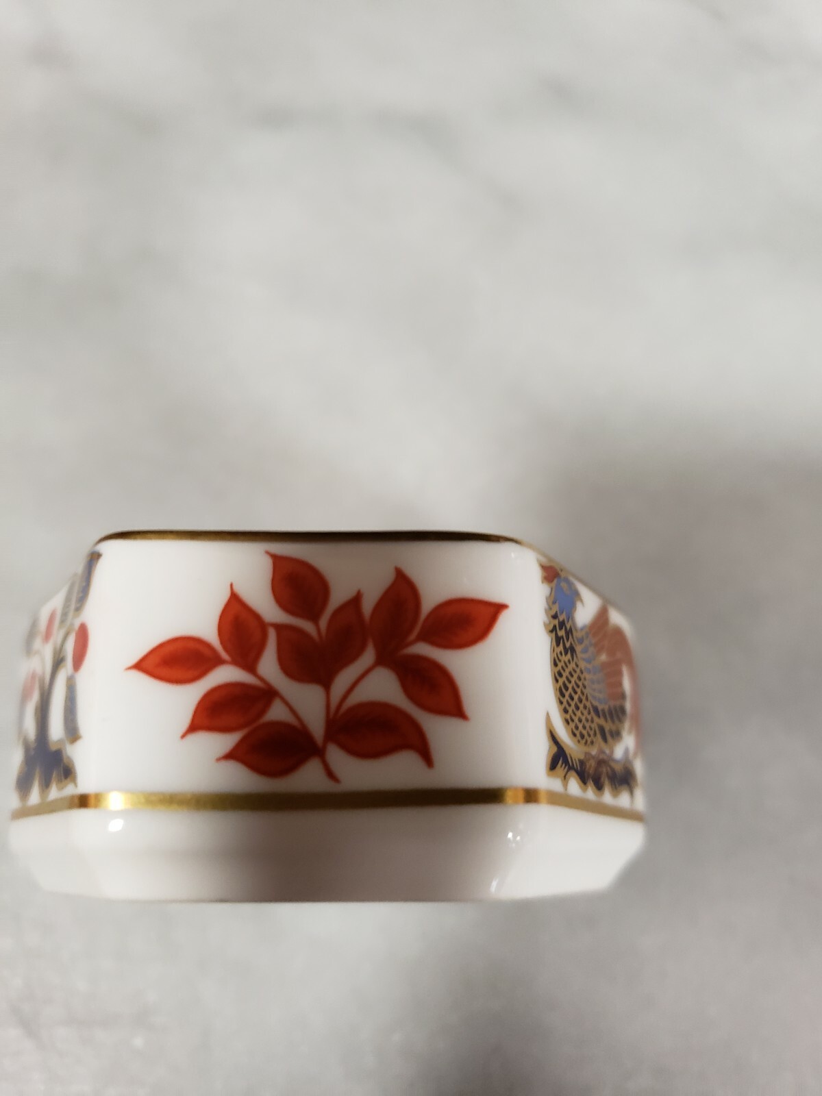 phoenix box Royal Crown Derby English Bone China 2.5 in across. Lightly used