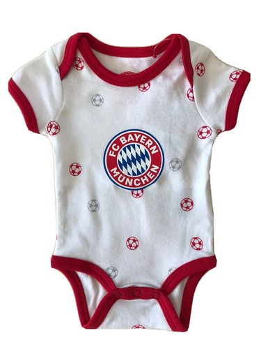 Baby Body Fußball weiß FC Bayern München 26466 Größe 50/56 - 86/92