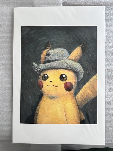 ゴッホピカチュウ　ジクレー　Van Gogh Giclée Pikachu ゴッホピカチュウ ジクレー Van Gogh Giclée Pikachu 2025年最新