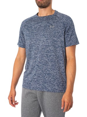

Мужская футболка Under Armour Tech 2.0, синяя, Синий, 1326413-409