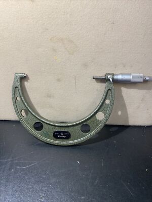 Mitutoyo 5'' - 6'' Range Caliper Micrometer No 103-220A Machinist Tool