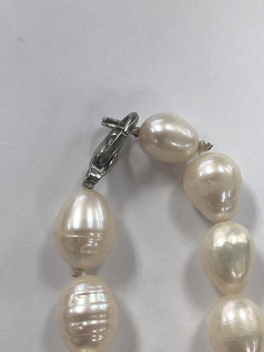 Beautiful NIB NWT Silver Plated JTV Genuine 9MM Pearl Earring & Necklace Set