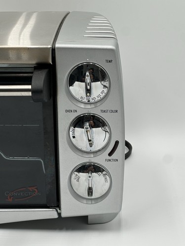 DeLonghi Turbo Convection Oven美品 De'Longhi 6-Slice Chrome Convection Toaster Oven ( in the