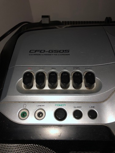 Sony EXPLODE CFD-G505 CD Cassette Radio  Boombox  XPLODE STEREO