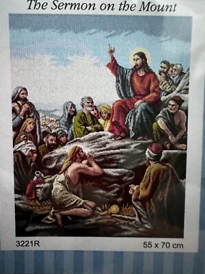 Printed needlepoint  tapestry gobelin sermont on mount Orchidea 3221  55x70cm